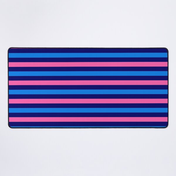 Item preview, Blue And Pink Stripes Design Navy Blue designed and sold by PatternTitan.