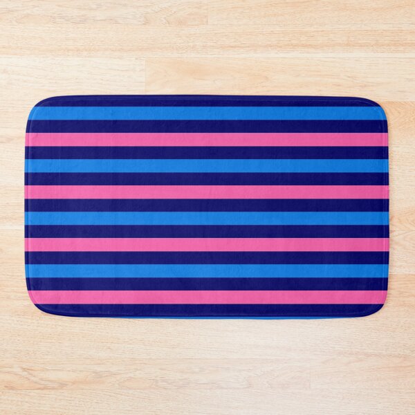 Item preview, Blue And Pink Stripes Design Navy Blue  designed and sold by PatternTitan.