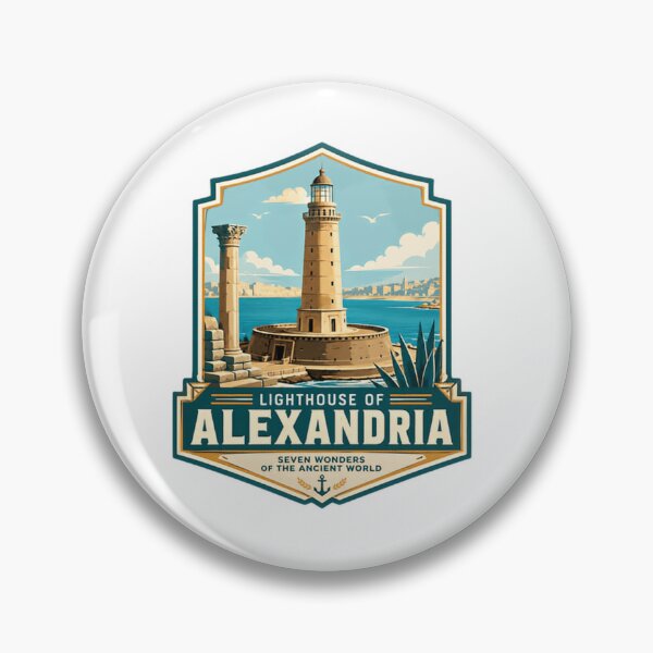 Item preview, Lighthouse Of Alexandria Seven Wonders Of The Ancient World History Lover Traveler designed and sold by Simsimah26Parks.