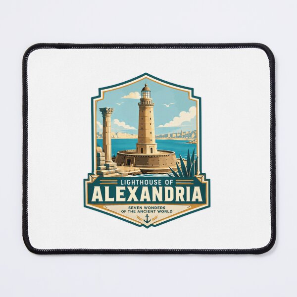 Item preview, Lighthouse Of Alexandria Seven Wonders Of The Ancient World History Lover Traveler designed and sold by Simsimah26Parks.