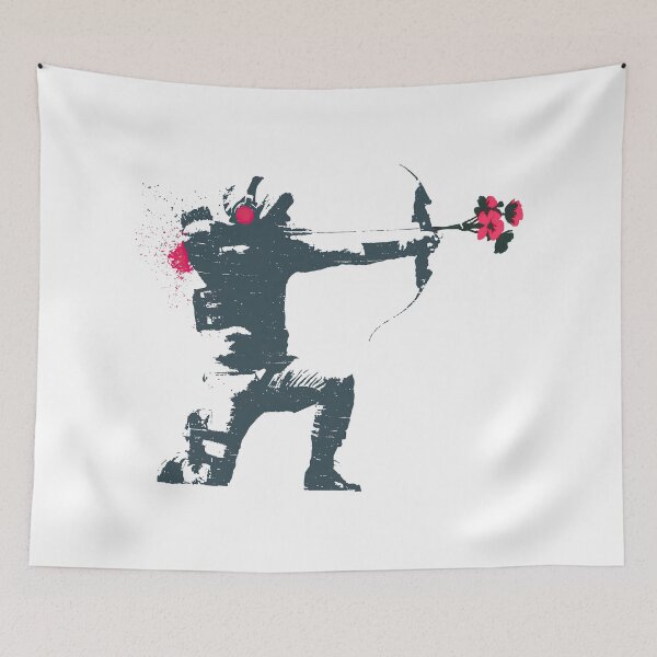 Item preview, Muscular Tactical Fighter Street Stencil Bold Art designed and sold by EdvvinStudios.