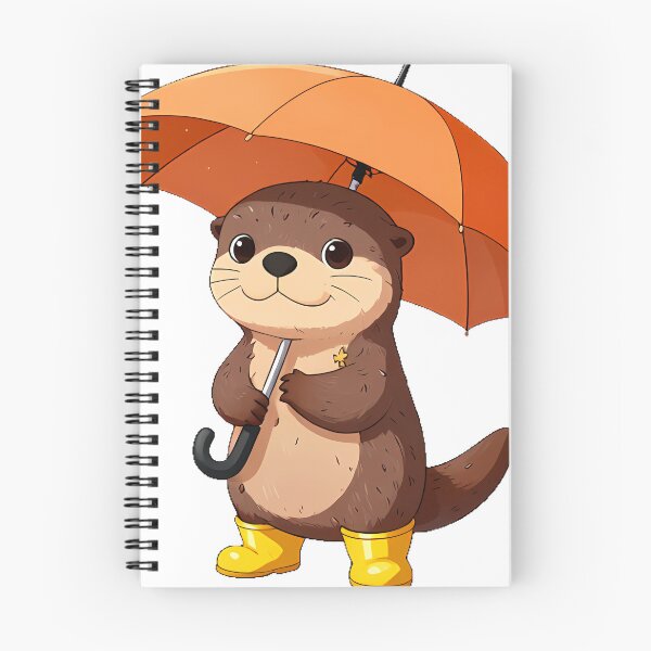 Item preview, Otter Rainy Day Icon designed and sold by pumsquare.