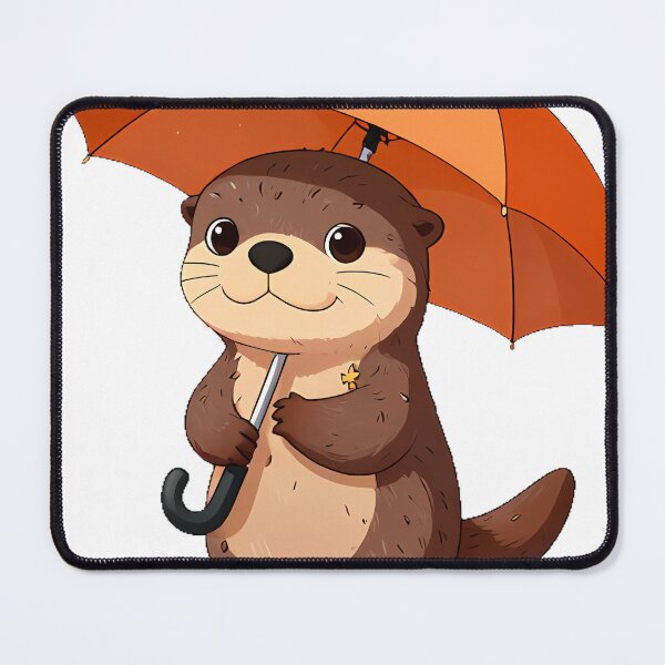 Item preview, Otter Rainy Day Icon designed and sold by pumsquare.