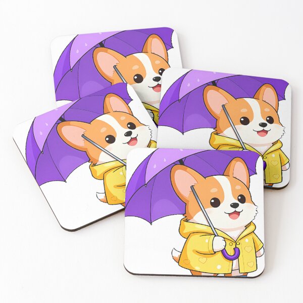 Item preview, Corgi Rainy Day Icon designed and sold by pumsquare.
