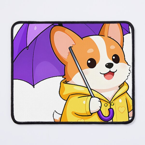 Item preview, Corgi Rainy Day Icon designed and sold by pumsquare.