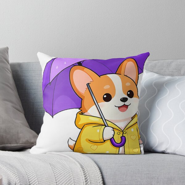 Item preview, Corgi Rainy Day Icon designed and sold by pumsquare.