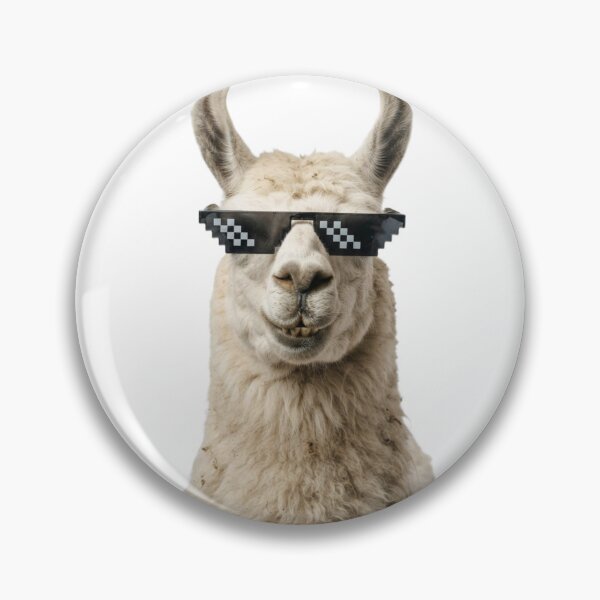 Item preview, Llama deal with it doge funny sarcastic sarcasm doge dog dogs meme parody christmas birthday designed and sold by CheeseBlueprint.