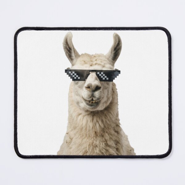 Item preview, Llama deal with it doge funny sarcastic sarcasm doge dog dogs meme parody christmas birthday designed and sold by CheeseBlueprint.