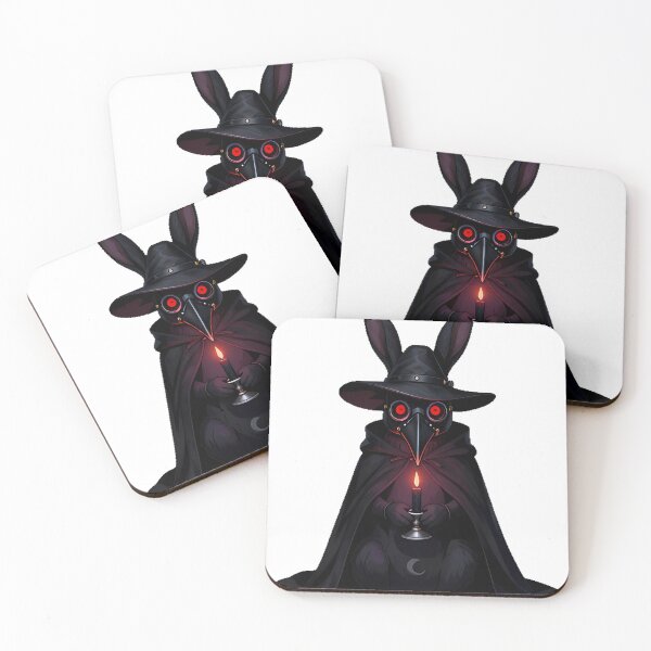 Item preview, Gothic Plague Doctor Black Rabbit designed and sold by IllumeInk.