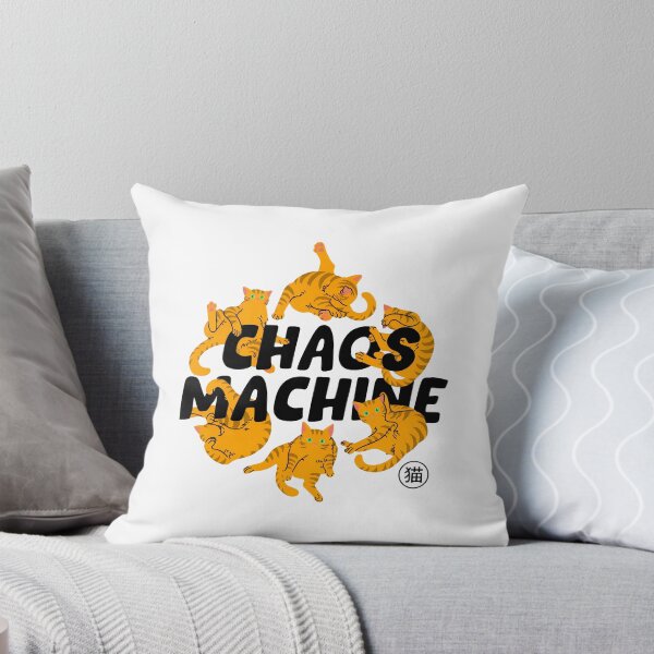 Item preview, Chaos Machine Cats Playful Fun Orange Tabby Art designed and sold by OlyvieArt.
