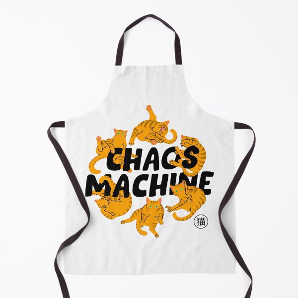 Item preview, Chaos Machine Cats Playful Fun Orange Tabby Art designed and sold by OlyvieArt.