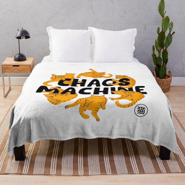 Item preview, Chaos Machine Cats Playful Fun Orange Tabby Art designed and sold by OlyvieArt.