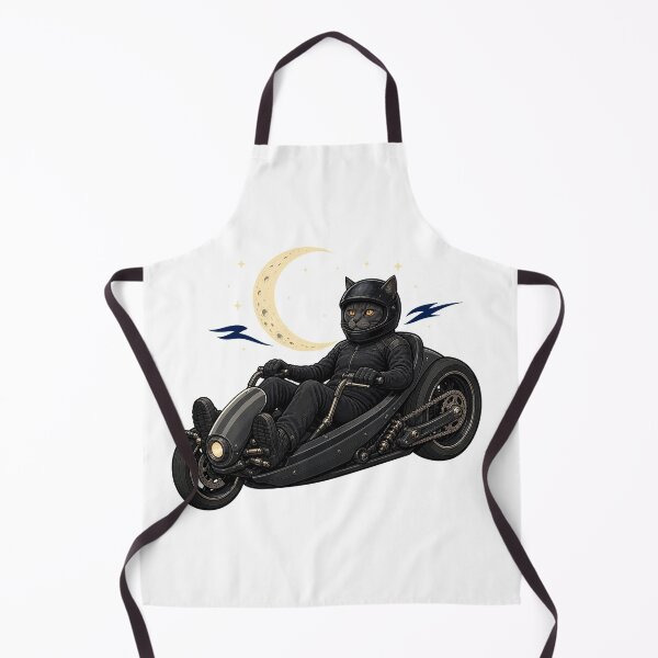 Item preview, Moonlight Cat Recumbent Motorcycle Rider designed and sold by TVEX19.
