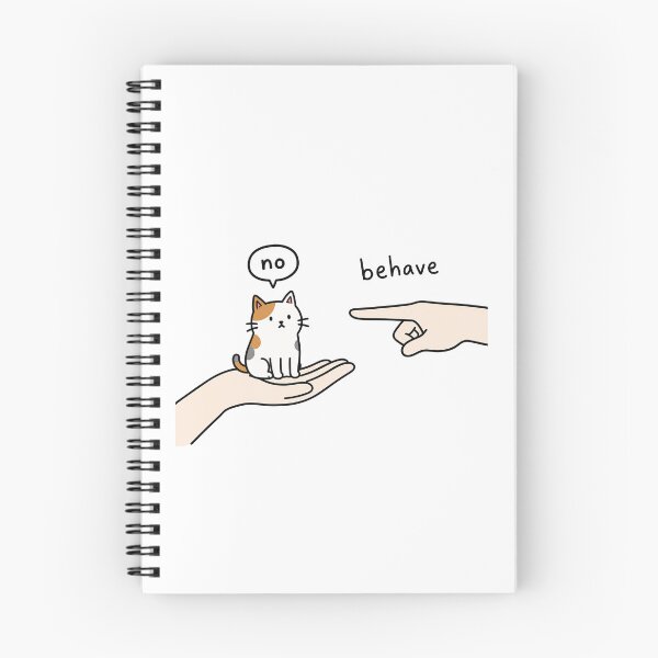 Item preview, No Behave Funny Cat designed and sold by MonkiFlipp.
