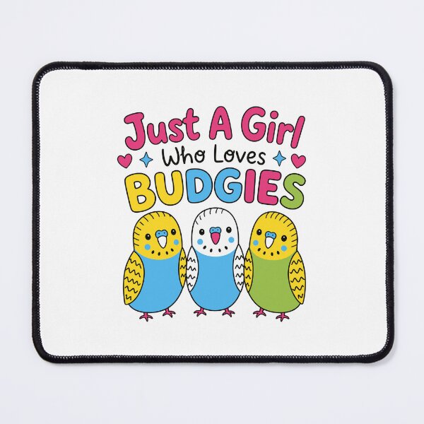 Item preview, Just A Girl Who Loves Budgies designed and sold by gunaone-design.
