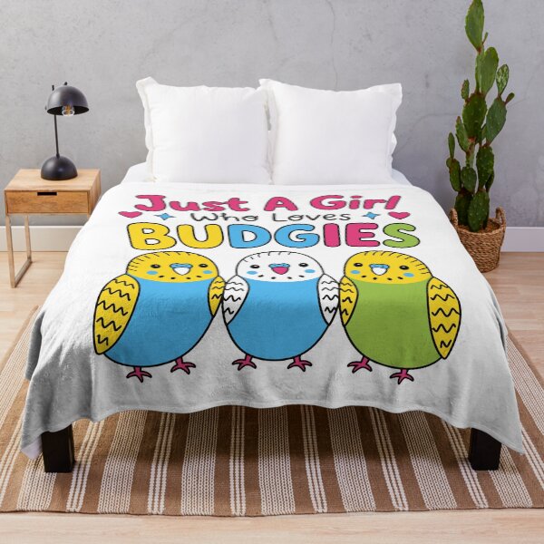 Item preview, Just A Girl Who Loves Budgies designed and sold by gunaone-design.