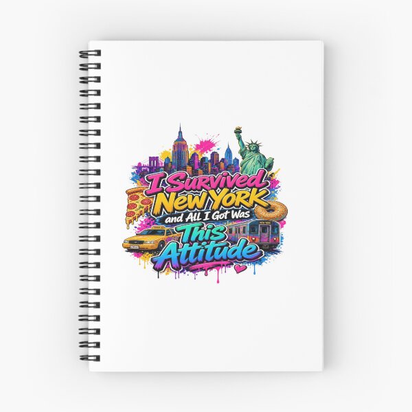 Item preview, I Survived New York Funny NYC Attitude Street Art designed and sold by Sushikidsntod.