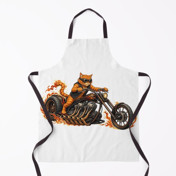 Item preview, Flaming Cat Drag Cruiser Rider designed and sold by TVEX19.