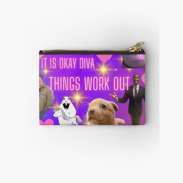 Item preview, It’s okay diva things work out. Motivational hopeful card   designed and sold by InSpaceAstrid.
