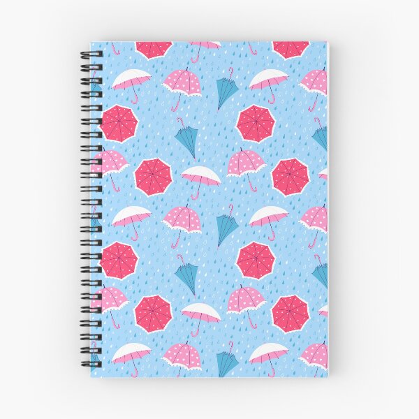 Item preview,  pattern with raindrops and umbrellas designed and sold by burbura.