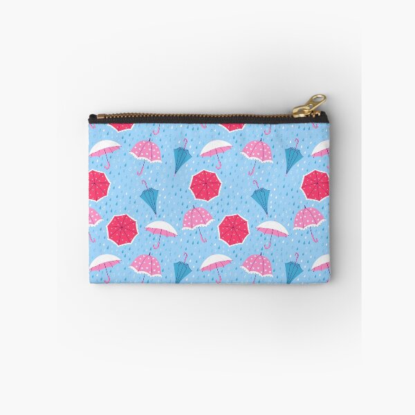Item preview,  pattern with raindrops and umbrellas designed and sold by burbura.