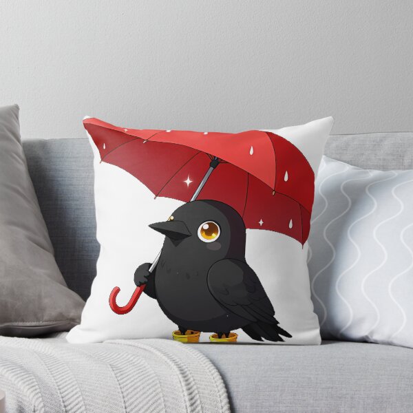 Item preview, Crow Rainy Day Icon designed and sold by pumsquare.