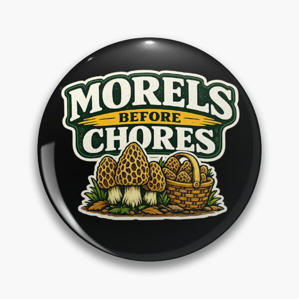 Item preview, Vintage Morel Mushroom Foraging Illustration designed and sold by OddHobbyClub.
