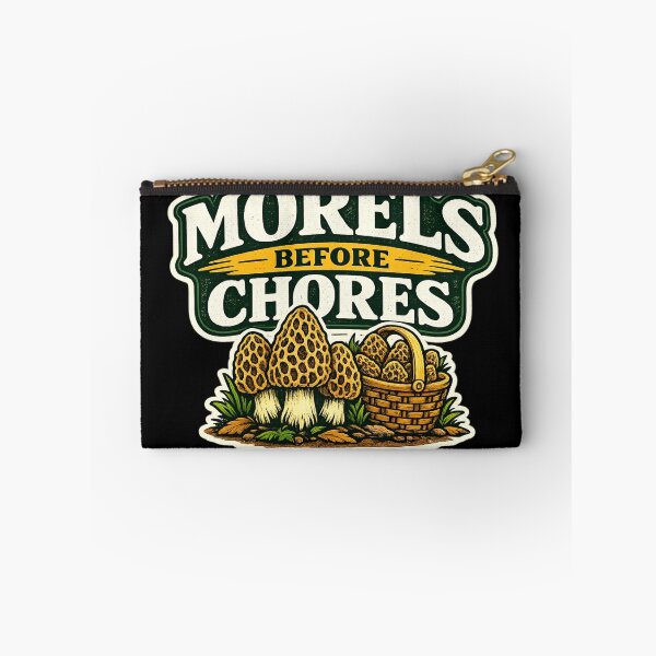 Item preview, Vintage Morel Mushroom Foraging Illustration designed and sold by OddHobbyClub.