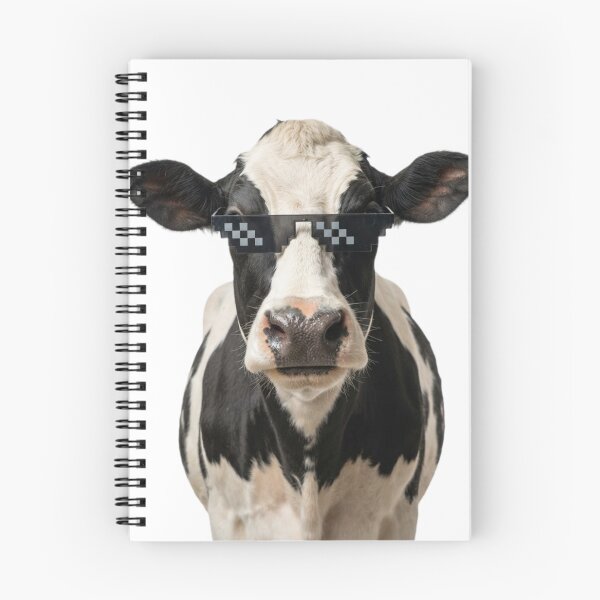 Item preview, Cow deal with it doge funny sarcastic sarcasm doge dog dogs meme parody christmas birthday designed and sold by CheeseBlueprint.