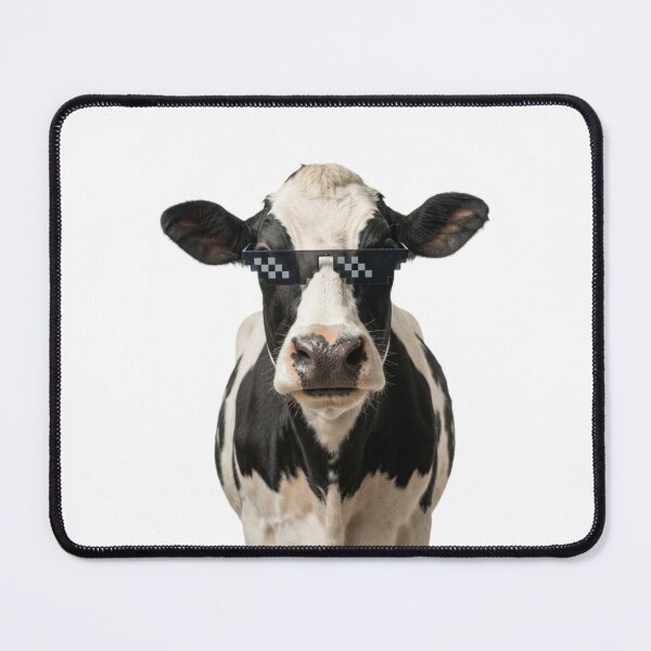Item preview, Cow deal with it doge funny sarcastic sarcasm doge dog dogs meme parody christmas birthday designed and sold by CheeseBlueprint.