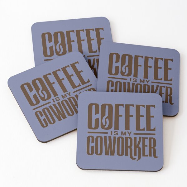 Item preview, Coffee Is My Coworker – Funny Work & Freelancer T-Shirt Design designed and sold by ManggaeJM.