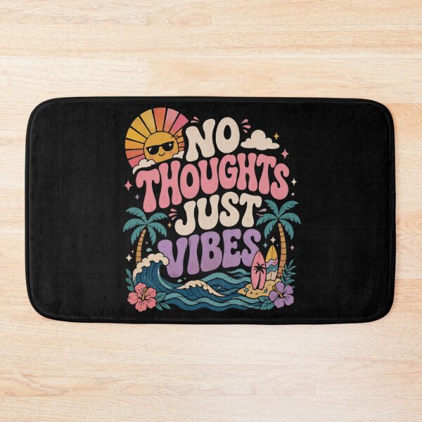Item preview, No Thoughts Just Vibes T-Shirt  Aesthetic Chill Retro Sunset Design  Funny Relaxed Mood Graphic Tee designed and sold by Artimax-Studio.