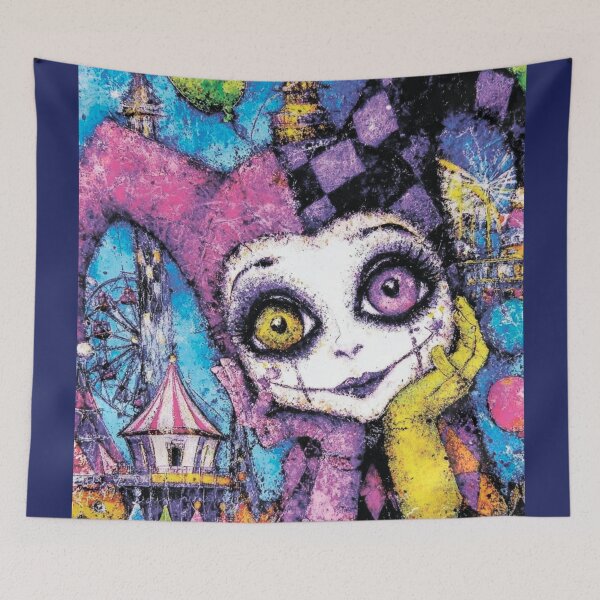 Item preview, Grunge-style Halloween circus designed and sold by MagelliShop.