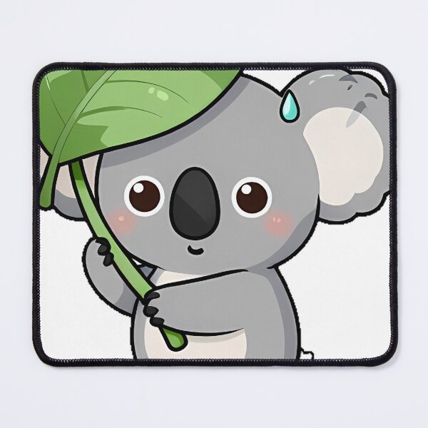 Item preview, Koala with Leaf Umbrella Icon designed and sold by pumsquare.