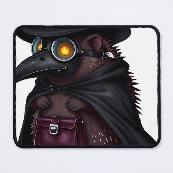 Item preview, Gothic Plague Doctor Hedgehog designed and sold by IllumeInk.