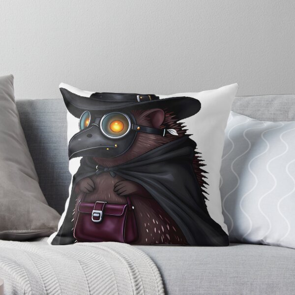 Item preview, Gothic Plague Doctor Hedgehog designed and sold by IllumeInk.