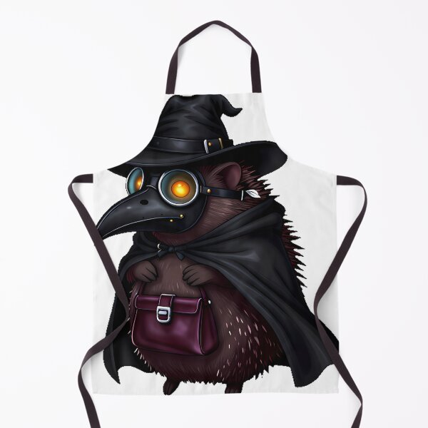 Item preview, Gothic Plague Doctor Hedgehog designed and sold by IllumeInk.