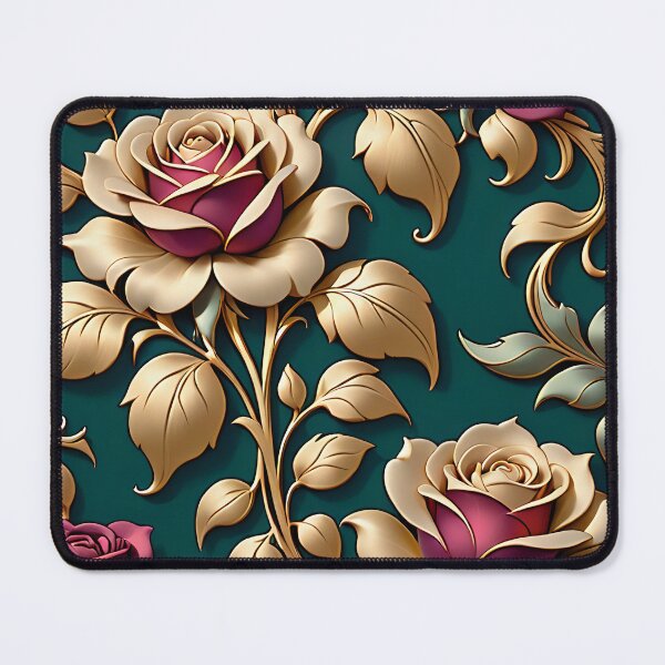 Item preview, Vintage Rose Floral Pattern with Graceful Foliage. designed and sold by MissYouONLY.