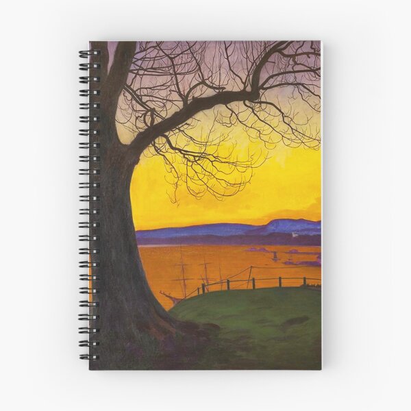 Item preview, Quiet Twilight - Spring Evening, Akershus Fortress by Harald Sohlberg (1913) designed and sold by The Quiet  Form.