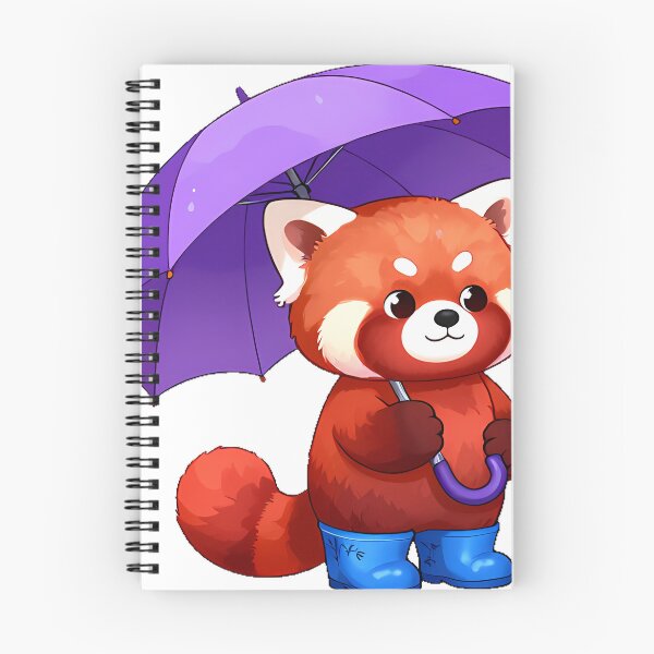 Item preview, Red Panda Rainy Day Icon designed and sold by pumsquare.