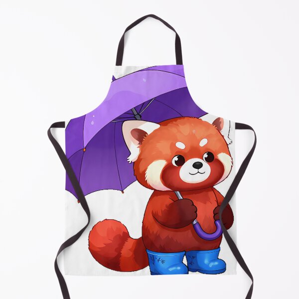 Item preview, Red Panda Rainy Day Icon designed and sold by pumsquare.