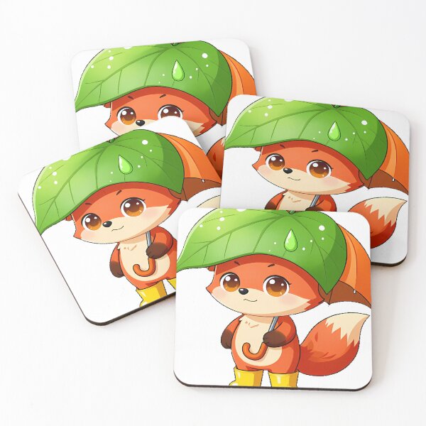 Item preview, Fox Cub Leaf Hat Icon designed and sold by pumsquare.