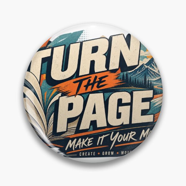 Item preview, Turn The Page – Motivational Book Mountain Road Art – Inspirational T-Shirt Print designed and sold by @SHINTOSARTSTORE.