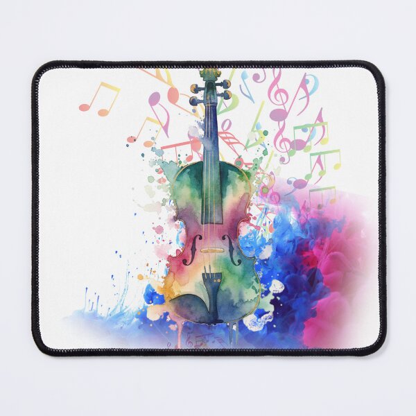 Item preview, water color guitar designed and sold by BubbleArt001.