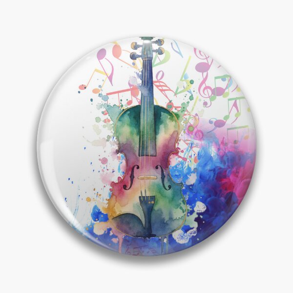 Item preview, water color guitar designed and sold by BubbleArt001.
