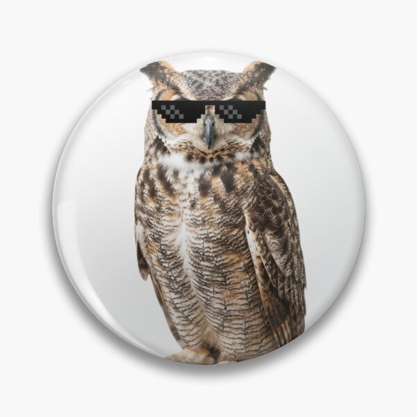 Item preview, Owl deal with it doge funny sarcastic sarcasm doge dog dogs meme parody christmas birthday designed and sold by CheeseBlueprint.