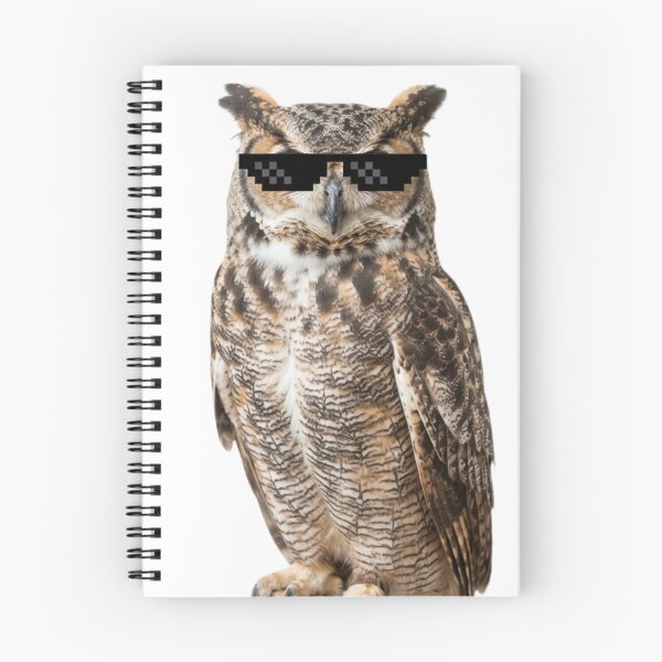 Item preview, Owl deal with it doge funny sarcastic sarcasm doge dog dogs meme parody christmas birthday designed and sold by CheeseBlueprint.