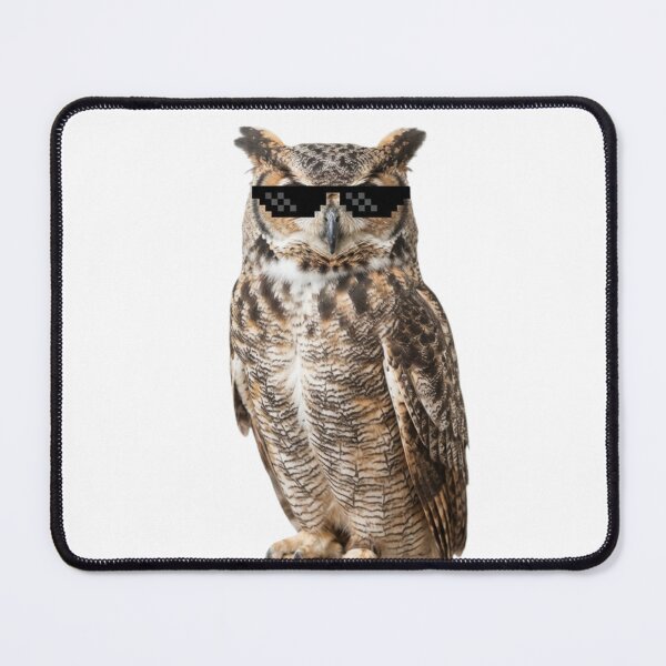 Item preview, Owl deal with it doge funny sarcastic sarcasm doge dog dogs meme parody christmas birthday designed and sold by CheeseBlueprint.