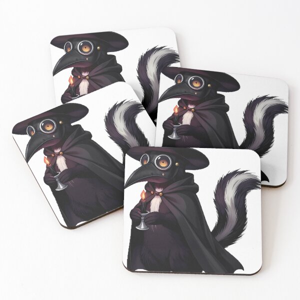 Item preview, Gothic Plague Doctor Skunk designed and sold by IllumeInk.