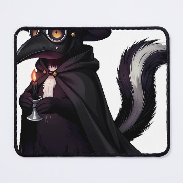 Item preview, Gothic Plague Doctor Skunk designed and sold by IllumeInk.